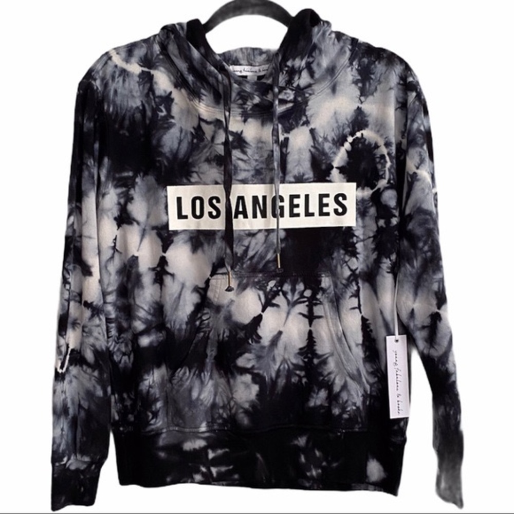 NWT Young Fabulous&Broke TieDye Los Angeles Hoodie